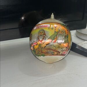 Silk Santa Ornament 1987